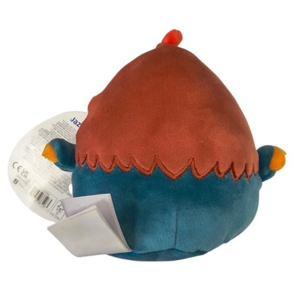 Jazwares Squishmallow - Reed w/ Tag Blue, Red, & Brown Rooster 5''